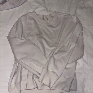 Matching neoknit lounge set crew neck + sweats, Women's L Abercrombie YPB beige